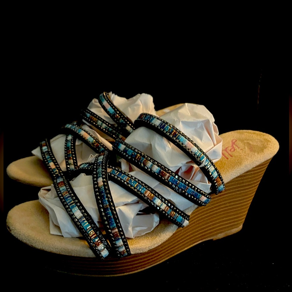 Women's Beaded JellyPop Sandals size 7